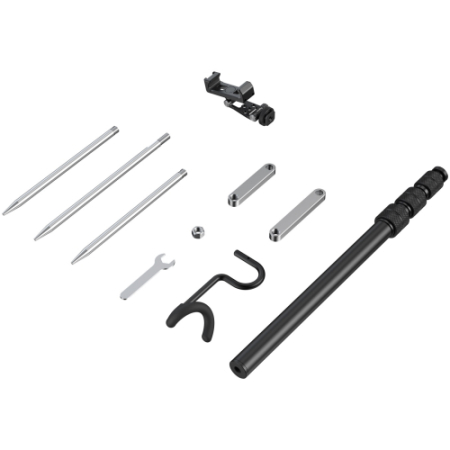 SmallRig 6528 - monopod z trzema kołkami i uchwytem do smartfona - zawartość zestawu